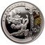 2008 China 1 oz Silver Beijing Olympics Lion Dances PF-70 NGC