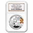 2008 China Silver ¥10 Olympic Games: Kite Flying PF-70 NGC