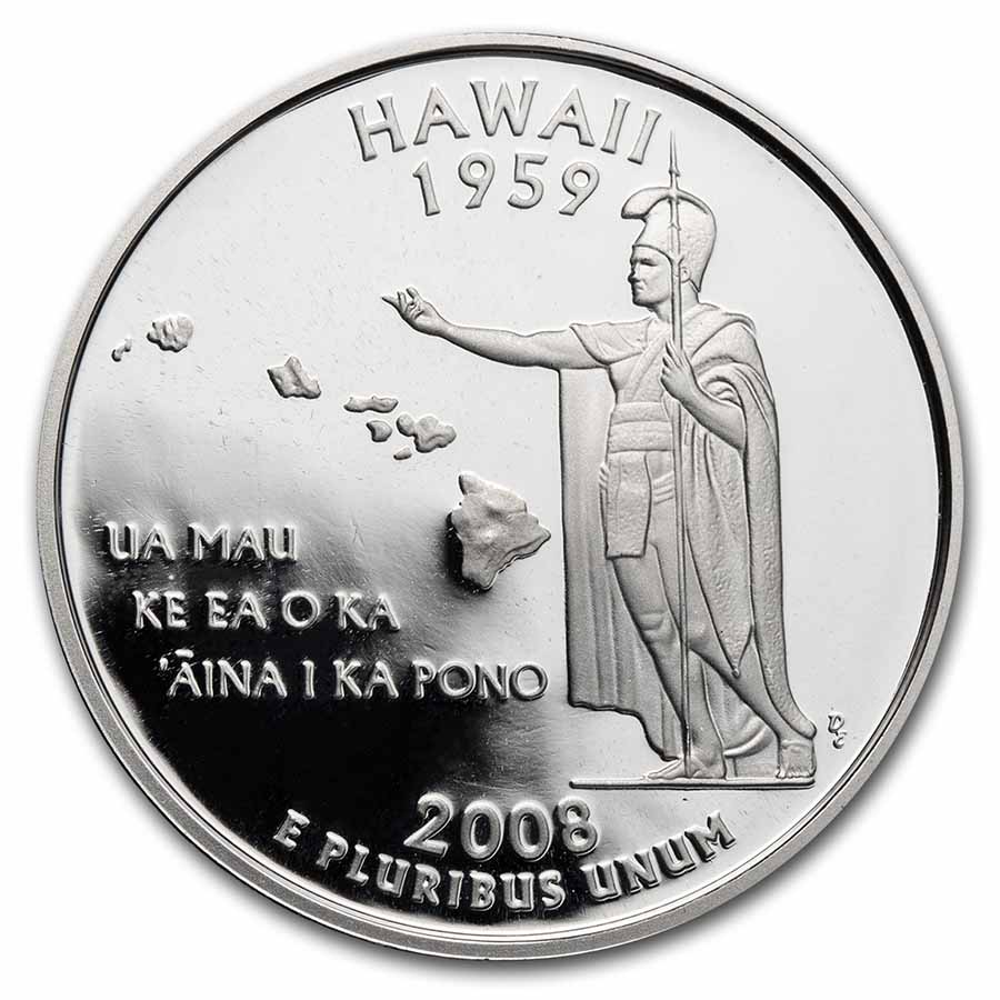 Buy 2008 S Hawaii State Quarter Gem Proof Silver APMEX