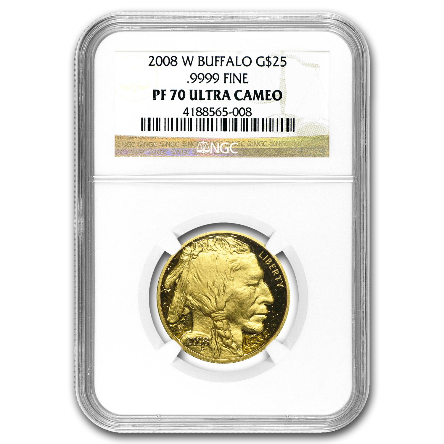 Buy 2008-W 1/2 oz Proof Gold Buffalo PF-70 NGC | APMEX