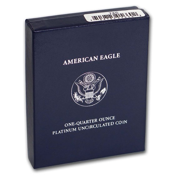 Buy 2008-W 1/4 oz Burnished American Platinum Eagle (w/Box & COA) | APMEX