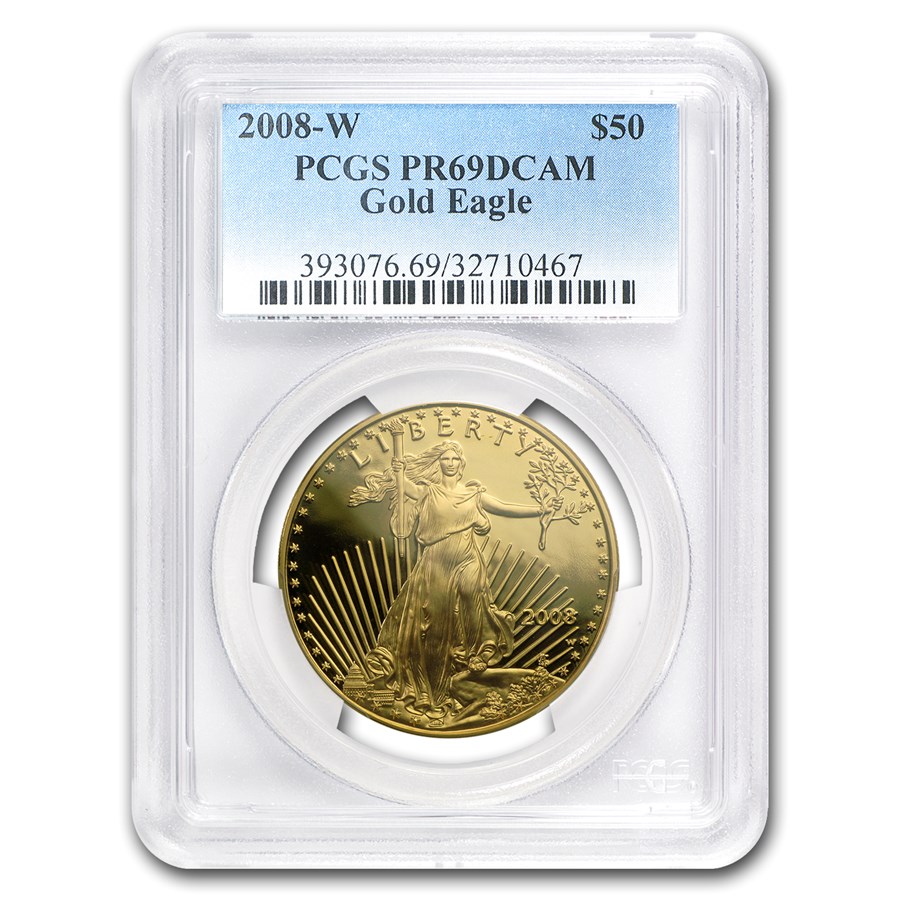 2008-W 1 oz Proof American Gold Eagle PR-69 DCAM PCGS