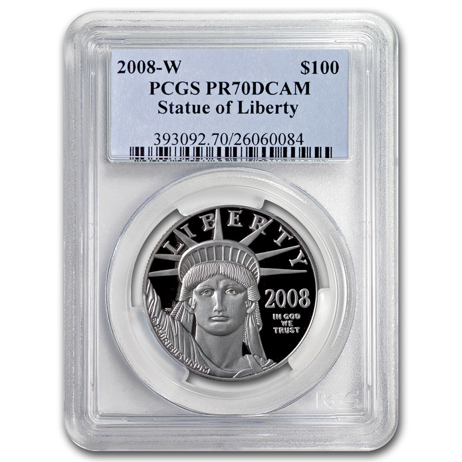 2008-W 1 oz Proof American Platinum Eagle PR-70 PCGS