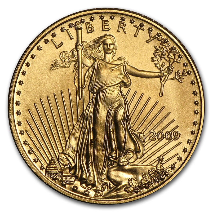 2009 1/10 oz American Gold Eagle BU