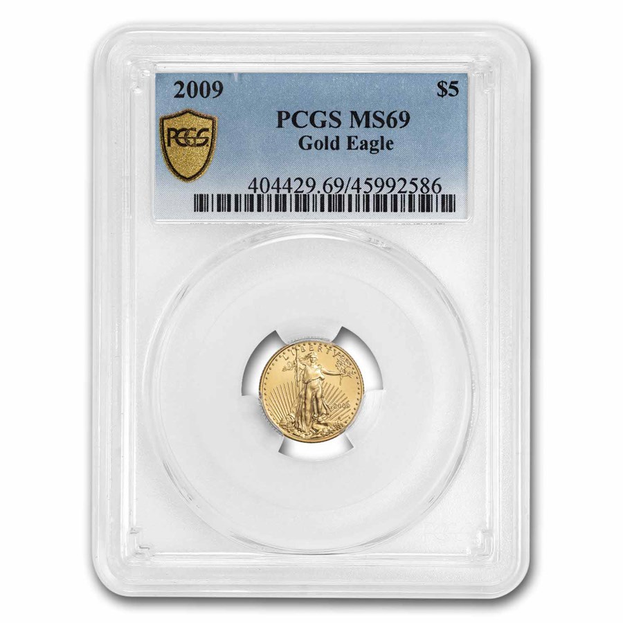 2009 1/10 oz American Gold Eagle MS-69 PCGS