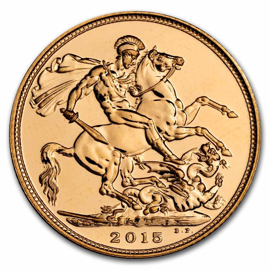 2009-2015 Great Britain Gold Sovereign Elizabeth II BU