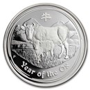 2009 Australia 1 oz Silver Ox Proof (Coin only)