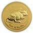 2009 Australia 2 oz Gold Lunar Ox BU (Series II)