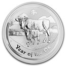 2009 Australia 5 oz Silver Year of the Ox BU (Series II)