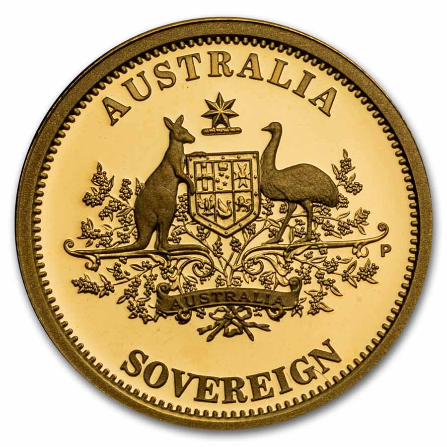 2009 Australia Proof Gold Perth Mint Sovereign