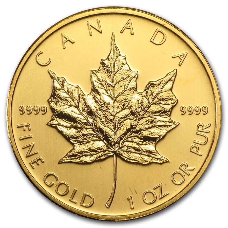 Buy 2009 Canadian 1 oz Gold Maple Leaf BU APMEX