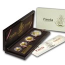 2009 China 4-Coin Gold/Silver Panda Lunar Ox Prestige Proof Set