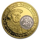 2009 Isle of Man 1 oz Gold & 1/20 oz Platinum Henry VIII Proof