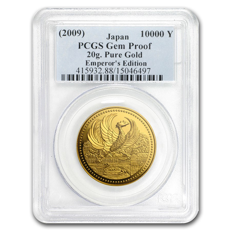 2009 Japan Gold 10,000 Yen Akihito Gem Proof PCGS