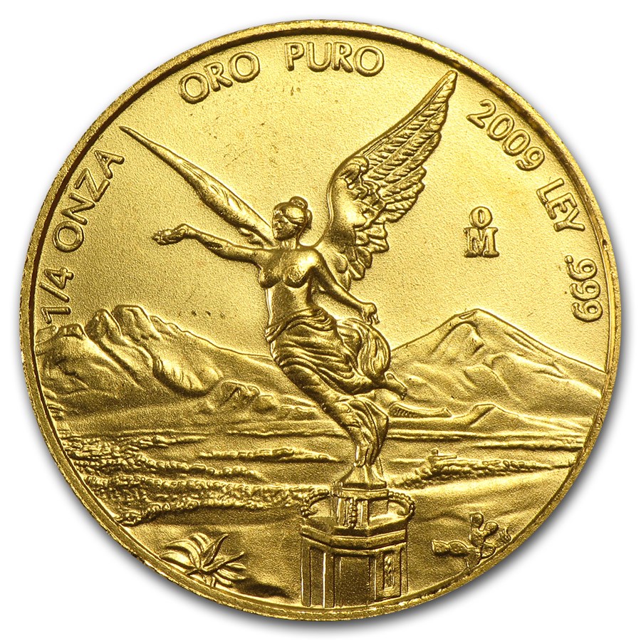 2009 Mexico 1/4 oz Gold Libertad BU
