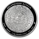 2009 Mexico 1 kilo Silver Aztec Calendar (Capsule Only)