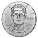 2009-P Louis Braille $1 Silver Commem BU (w/Box & COA)