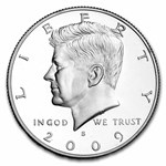 2009-S Kennedy Half Dollar 20-Coin Roll Proof