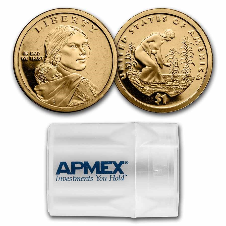 2009-S Native Amer $1 - Three Sisters 20-Coin Roll Gem Proof