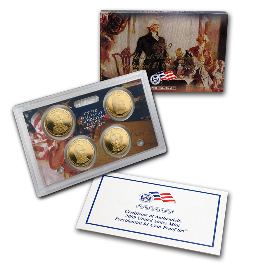 2009-S Presidential Dollar Proof Set