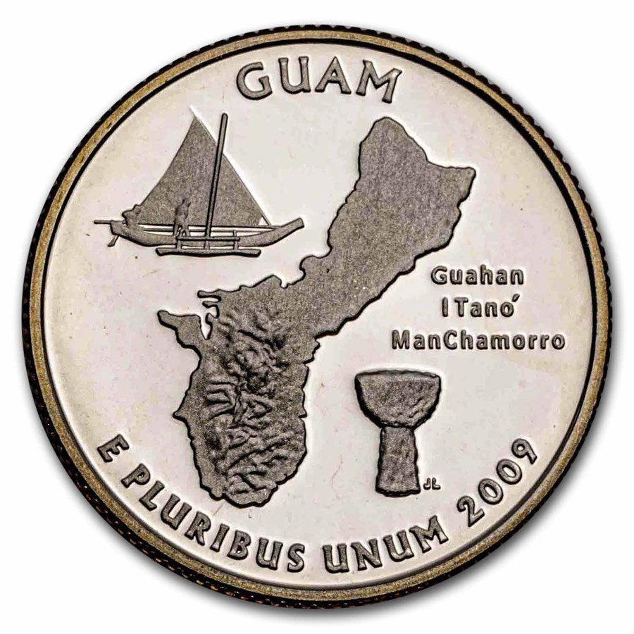 2009-S U.S. Territory Guam Quarter Proof