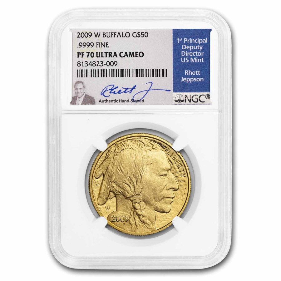 2009-W 1 oz Proof Gold Buffalo PF-70 NGC (Jeppson)