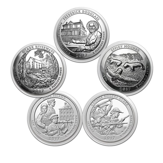 Buy 2010-2018 45-coin 5 Oz Silver America The Beautiful Set 