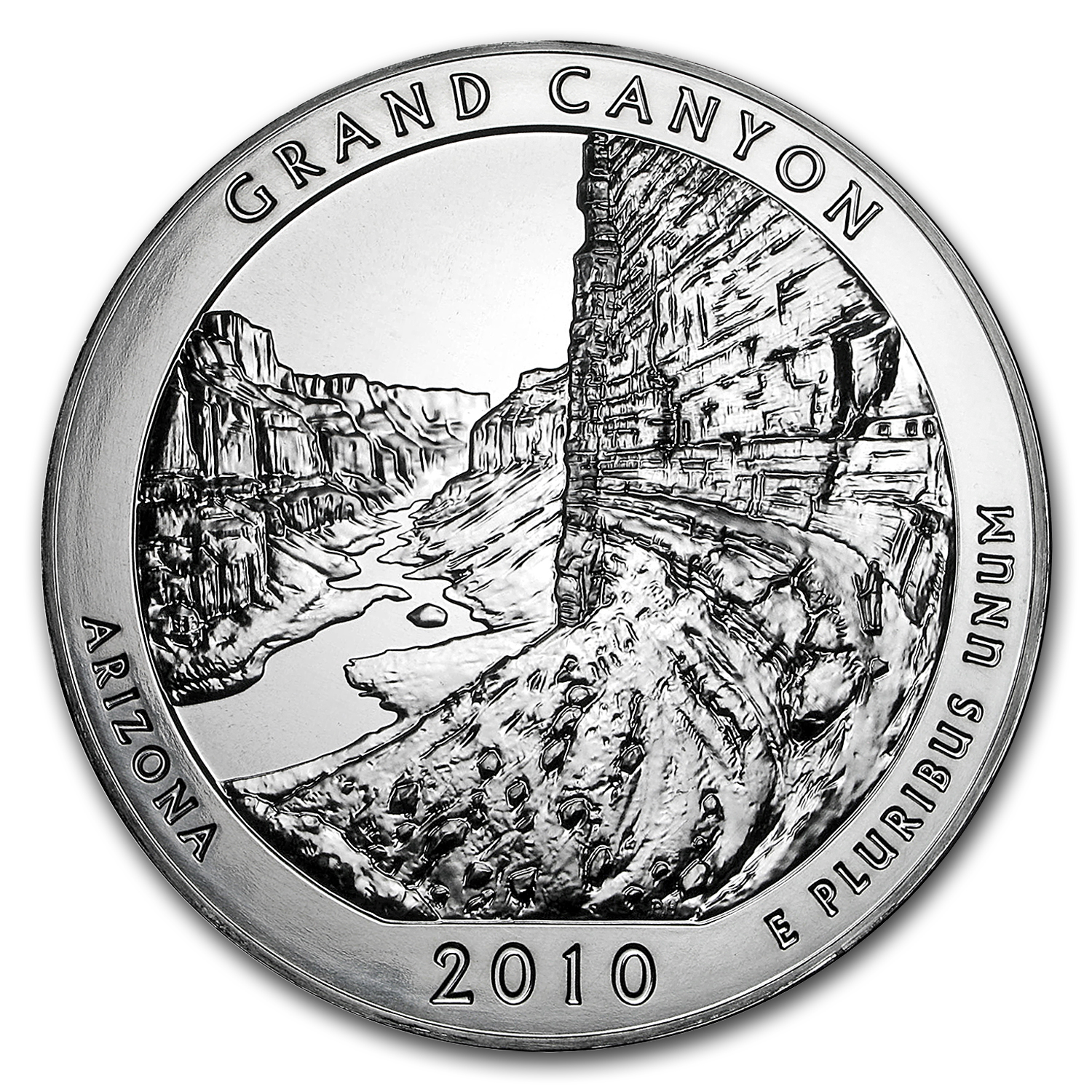 Buy 2010 5 oz Silver ATB Grand Canyon National Park, AZ | APMEX