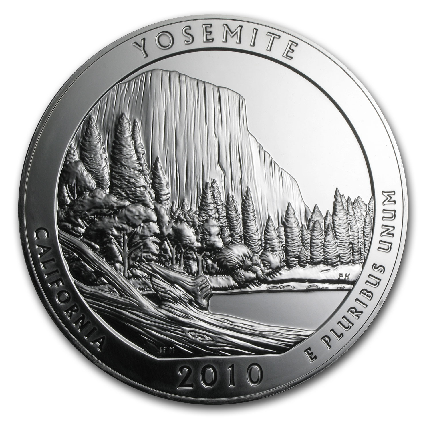 Buy 2010 5 oz Silver ATB Yosemite National Park CA APMEX