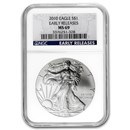 2010 American Silver Eagle MS-69 NGC (Early Release, Blue Label)