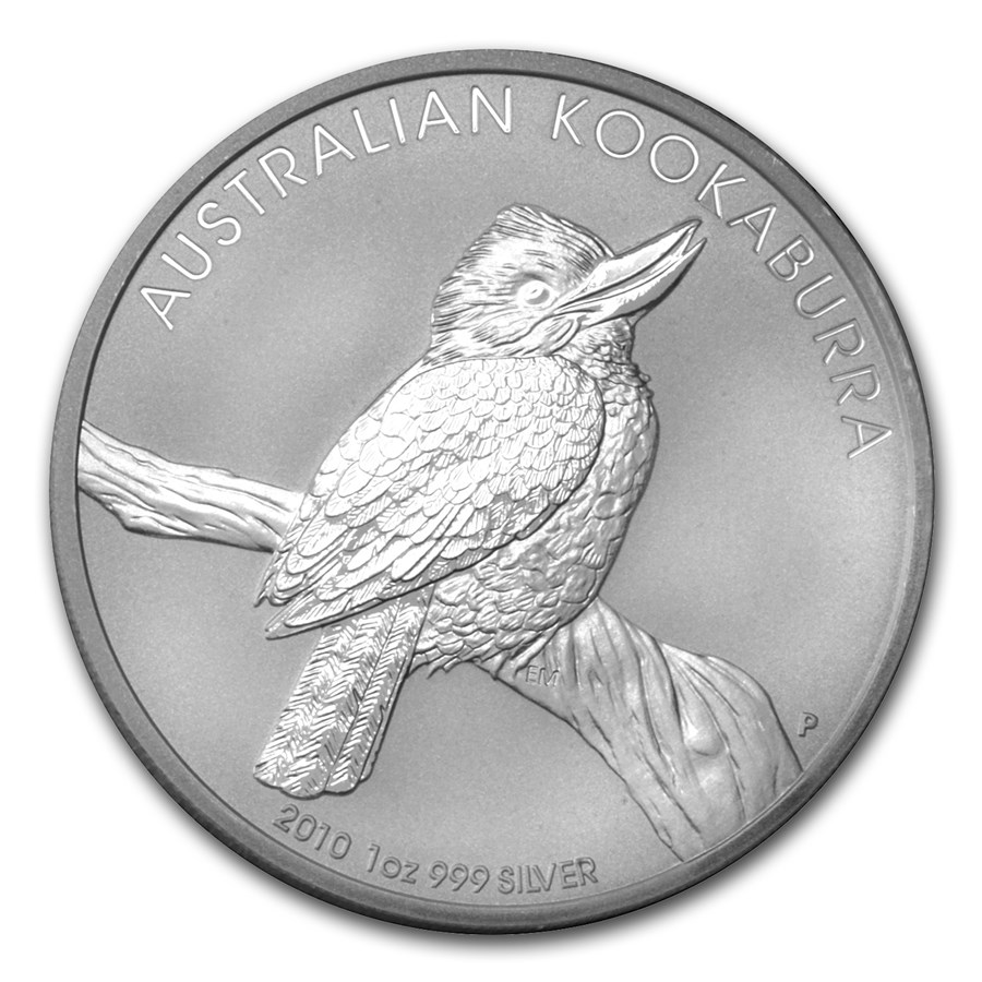 2010 Australia 1 oz Silver Kookaburra BU