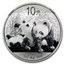 2010 China 1 oz Silver Panda MS-70 NGC