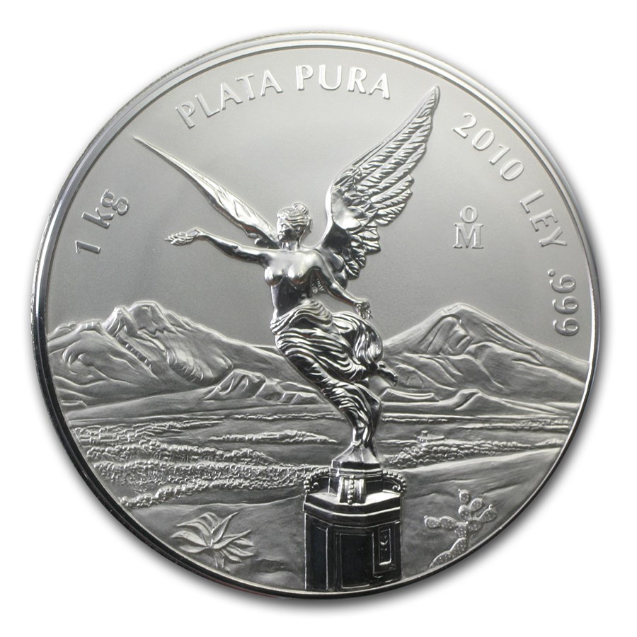 2010 Mexico 1 kilo Silver Libertad Proof Like (w/Box & COA)