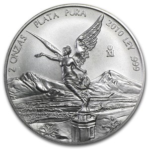 Buy 2010 Mexico 2 oz Silver Libertad BU | APMEX