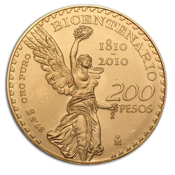 Buy 2010 Mexico Gold 200 Pesos Bicentenary Commem BU | APMEX