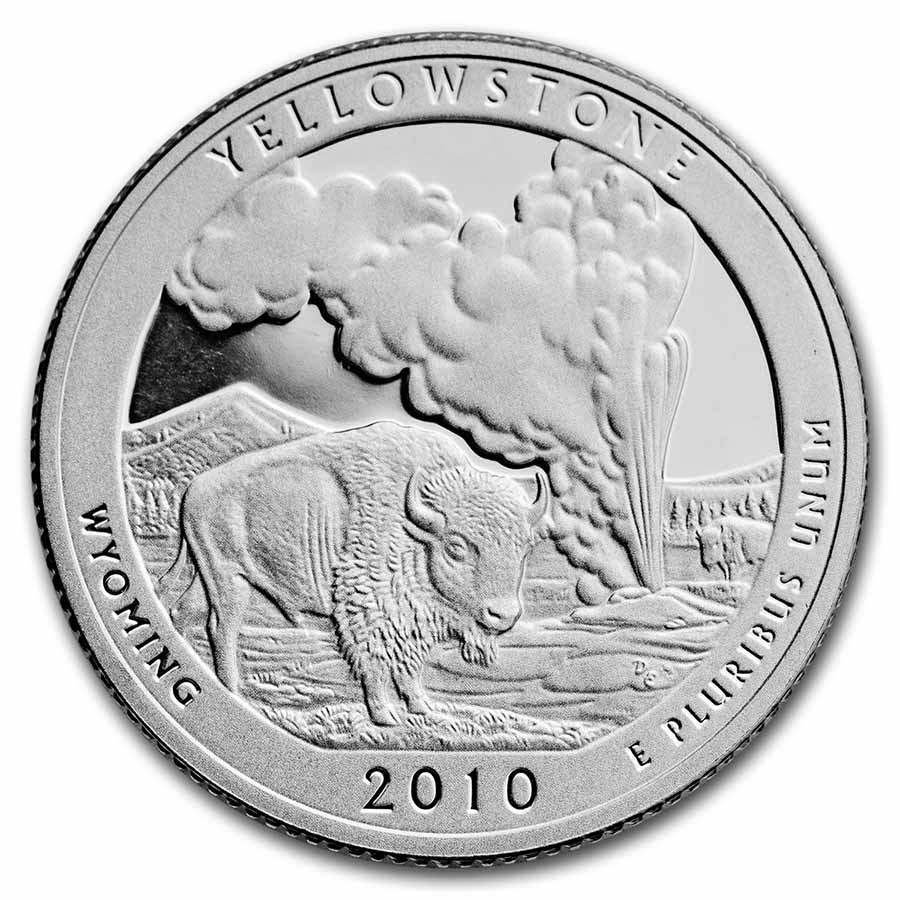 Buy 2010-S ATB Quarter Yellowstone National Park Proof (Silver) | APMEX