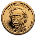 2010-S Franklin Pierce 20-Coin Presidential Dollar Roll PR