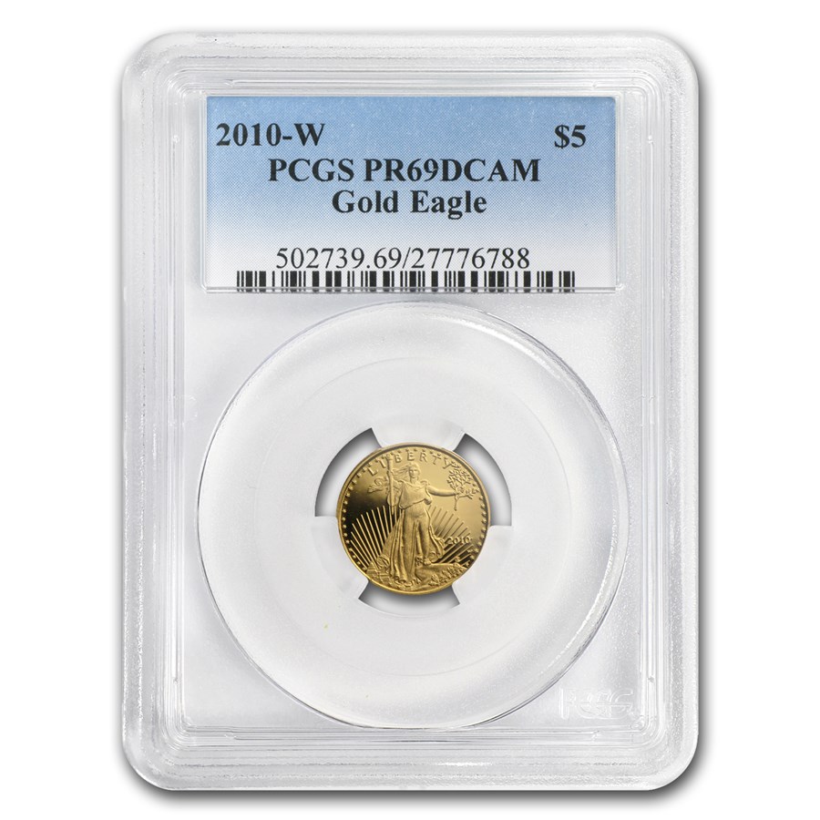 2010-W 1/10 oz Proof American Gold Eagle PR-69 DCAM PCGS