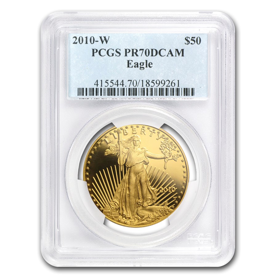 2010-W 1 oz Proof American Gold Eagle PR-70 DCAM PCGS