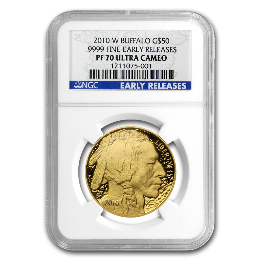 2010-W 1 oz Proof Gold Buffalo PF-70 NGC (ER)