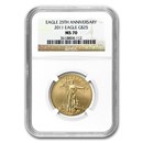 2011 1/2 oz American Gold Eagle MS-70 NGC