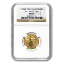 2011 1/4 oz American Gold Eagle MS-70 NGC