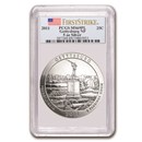 2011 5 oz Silver ATB Gettysburg MS-69 PL PCGS (FirstStrike®)