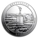 2011 5 oz Silver ATB Gettysburg National Military Park, PA