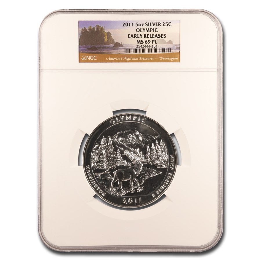 Buy 2011 5 oz Silver ATB Olympic MS-69 PL | APMEX