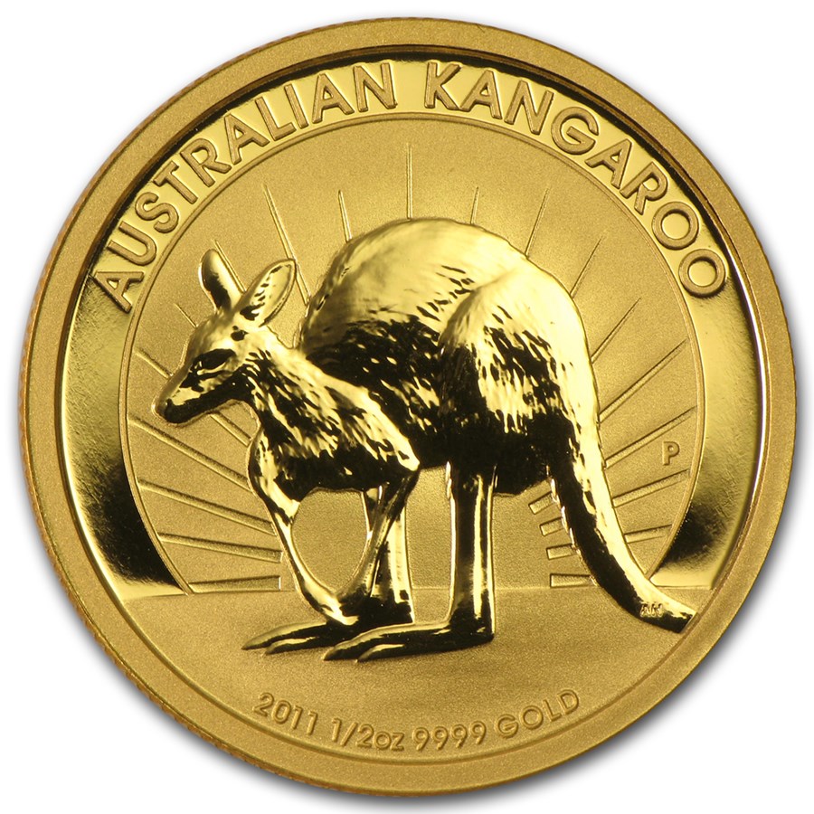 Buy 2011 Australia 1/2 oz Gold Kangaroo BU | APMEX