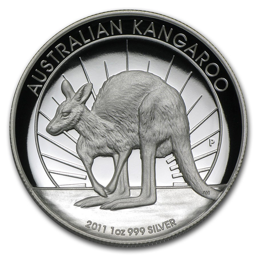 Buy 2011 Australia 1 oz Silver Kangaroo Proof (High Relief) | APMEX