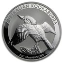 2011 Australia 10 oz Silver Kookaburra BU