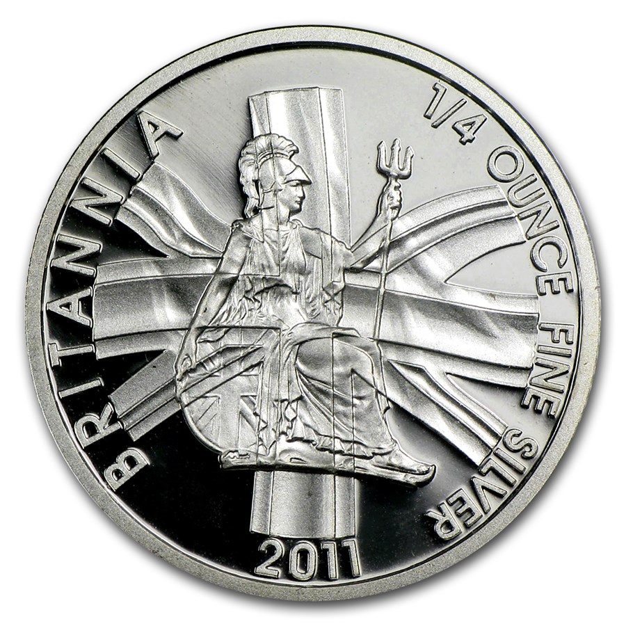 Buy 2011 Great Britain 1/4 oz Silver Britannia Proof | APMEX