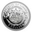 2011 Liberia Silver $5 Flam Line Railroad Proof